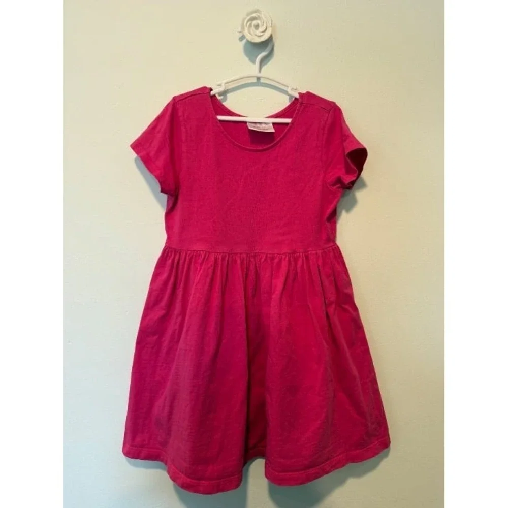 Hanna Andersson Bright Basics Dress 110 5 VGUC
